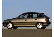 Uitlaatsysteem OPEL Astra I 1.6i - 16V (Hatchback)