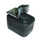 Ophangrubber met metaal