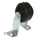 Ophangrubber met metaal