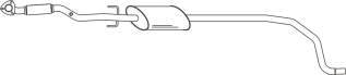 Middendemper OPEL Corsa D 1.0i - 12V