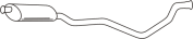 Middendemper PEUGEOT 405