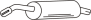 Einddemper (incl. KM-9618) CITROEN C2 C3