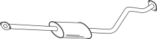 Middendemper MITSUBISHI Lancer
