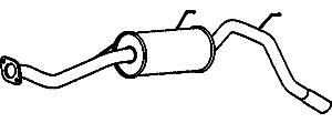 Einddemper HONDA Logo 1.3i Hybrid