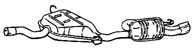 Einddemper FIAT Barchetta 1.8i      