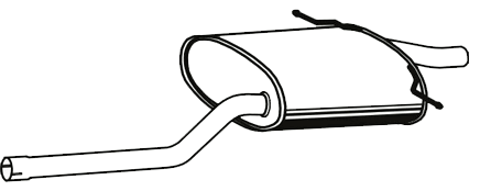 Einddemper MINI Cooper 1.6i