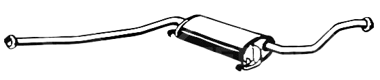 Middendemper SAAB 9000 2.0