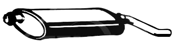 Einddemper SAAB 9000 2.0
